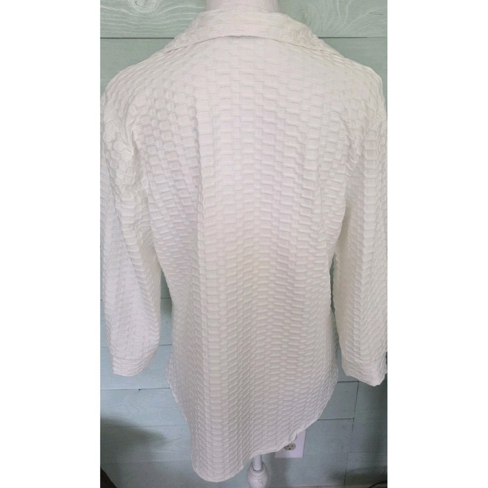 Women's Lightweight Pullover 1/2 Zipper Weave Pattern Soft SZ 1X NWOT - Picture 4 of 5